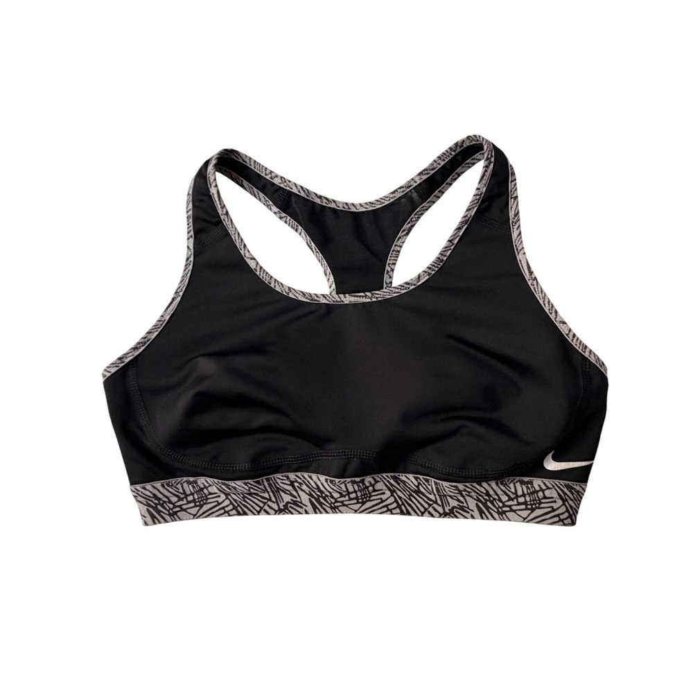 Nike Dri-FIT Racerback Sports Bra Abstract Print Size S